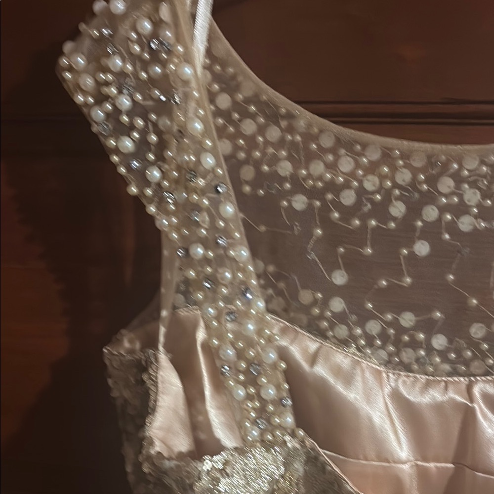 Dazzling Gold Sequin Mini Dress - image 5